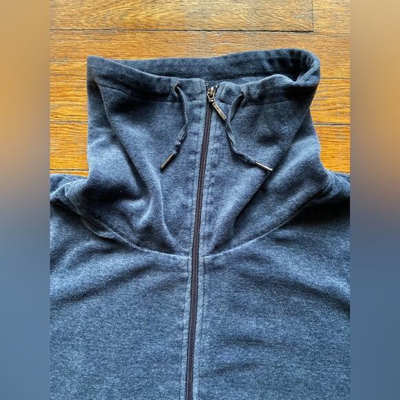 CALVIN KLEIN Performance Grey Funnel Neck Full Zip Sweater Ladies sz XL - Picture 3 of 12